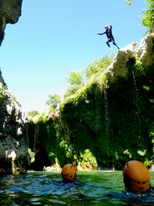 Canyoning dans l'Hérault avec l'office des moniteurs du Languedoc